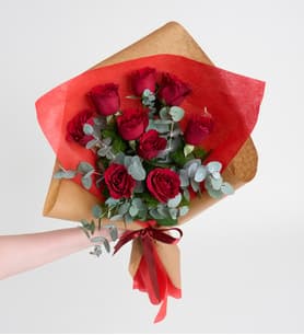 Sonsuz Aşkım 9'lu Gül Buketi