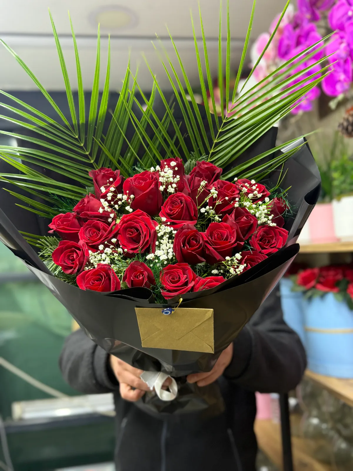 20 Li Gül Buketi Lüks